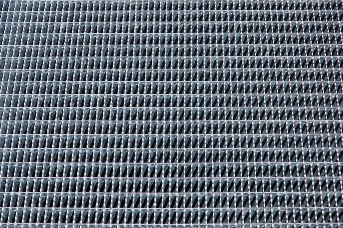 Iron grid background